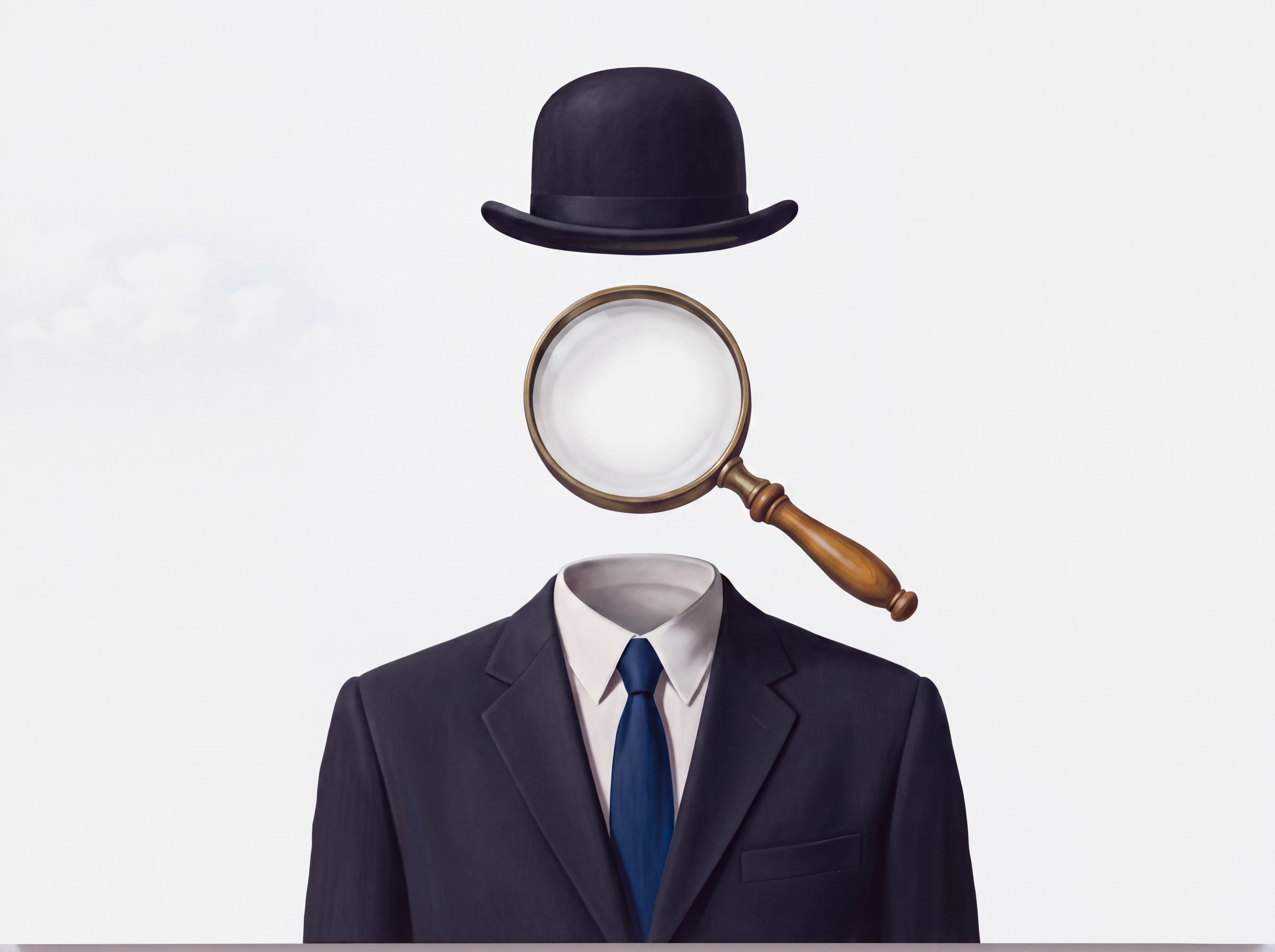 Paco, a bowler-hatted figure with a magnifying glass